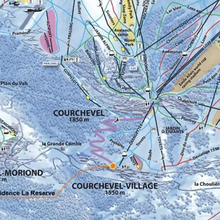 Lägenhet Le 104 La Reserve Courchevel, Aux Pied